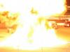 Dual Car Explosion, Evergreen Speedway, Monroe, Washington, US